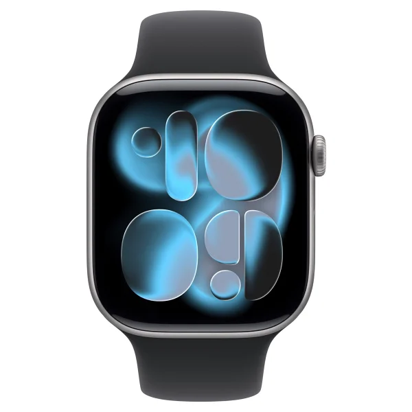 Apple Watch Series 11 GPS + Cellular 46mm Uzay Grisi Alüminyum Kasa Ve Siyah Spor Kordon Akıllı Saat - Görsel 2