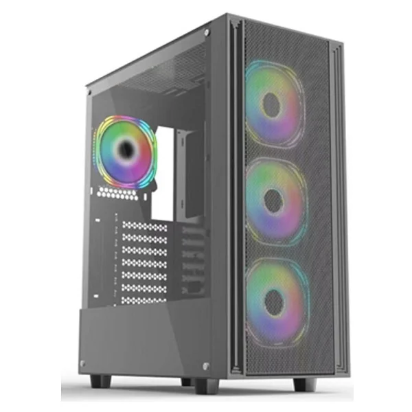 Deepcool Cc561 Pl650d 650w 80plus Bronze Atx 3.0 4xrainbow Fanlı Mid-Tower Siyah Kasa - Görsel 4
