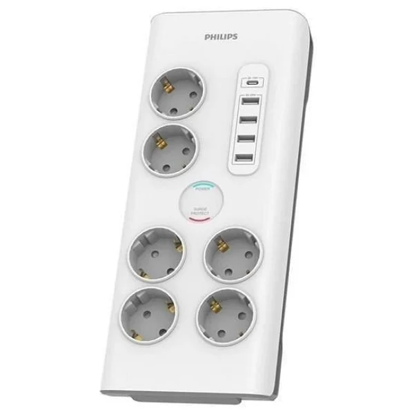 Philips Spn7060wa/62 Anahtarlı Usb'li 2 M 6'lı Akım Korumalı Priz - Görsel 7