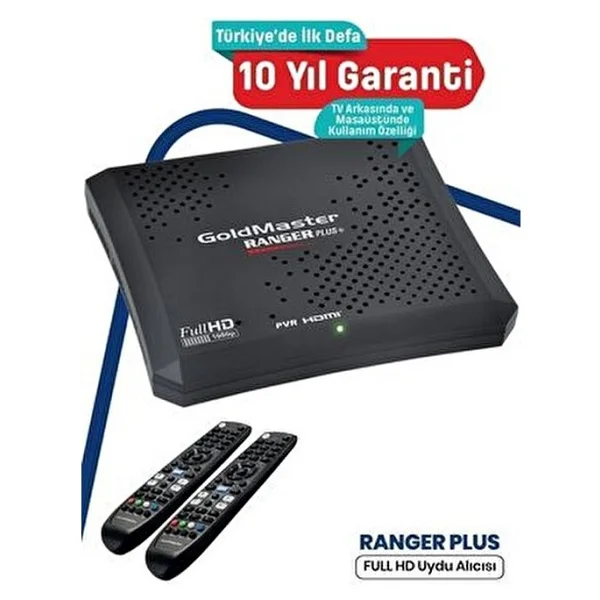 Goldmaster Ranger HD Plus Pvr Uydu Alıcısı - Görsel 3