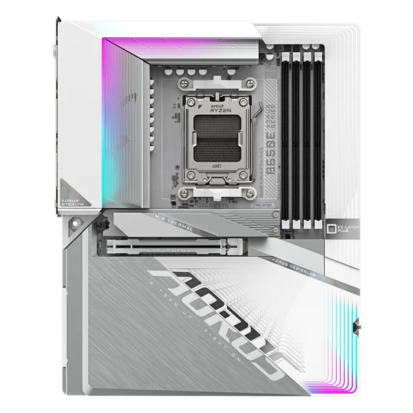 Gigabyte B650e Aorus Stealth Ice AMD Am5 DDR5 Atx Anakart - Görsel 2