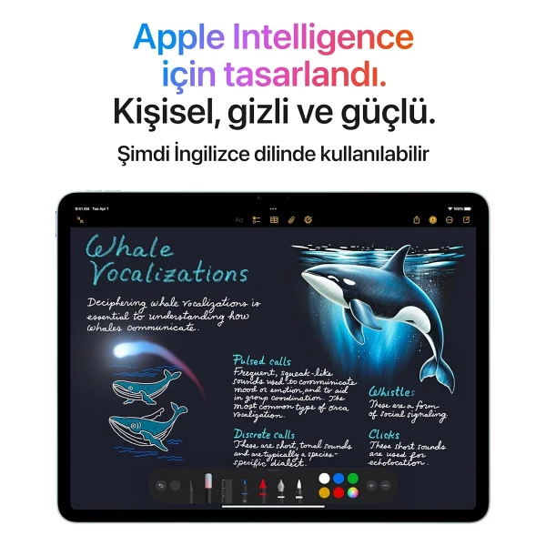 iPad Air M3 Wi-Fi + Cellular 256 GB 11" Tablet - Görsel 5