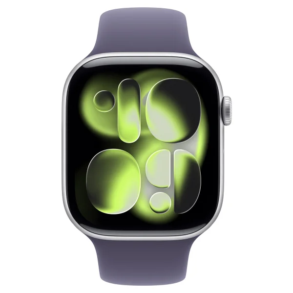 Apple Watch Series 11 GPS + Cellular 46mm Gümüş Rengi Alüminyum Kasa Ve Sis Moru Spor Kordon Akıllı Saat - Görsel 2