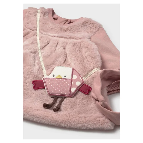 Mayoral Newborn Kız Bebek Elbise - 0 - 1 Ay - Pembe - Görsel 5