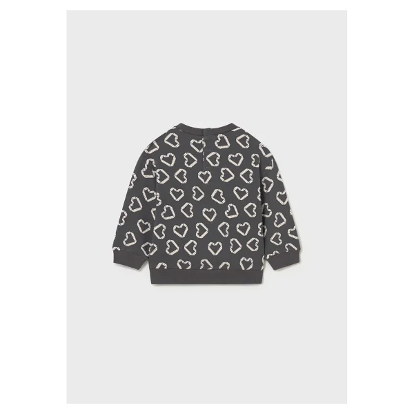 Mayoral Kız Bebek Sweatshirt - Gri - 1 Yaş - Görsel 2