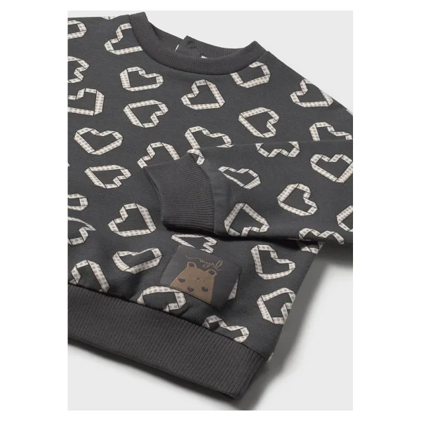 Mayoral Kız Bebek Sweatshirt - Gri - 1 Yaş - Görsel 3