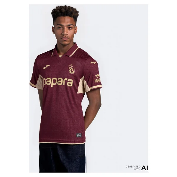 Joma Trabzonspor 25/26 Bordo Unisex Mavi Iç Saha Forması.20030 - Görsel 6