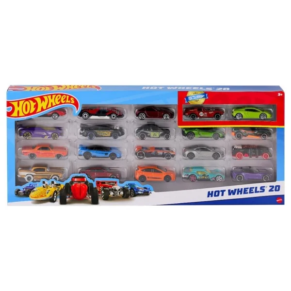 Hot Wheels 20'li Araba Seti H7045 - Görsel 3
