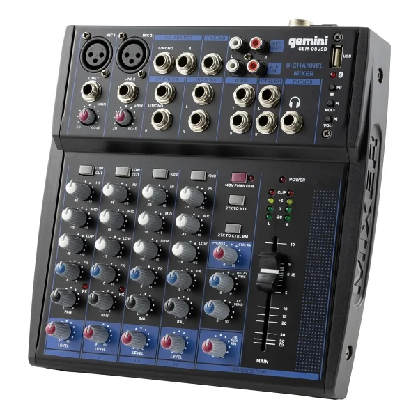 Gemini Gem-08usb 8 Kanal Mikser - Görsel 5