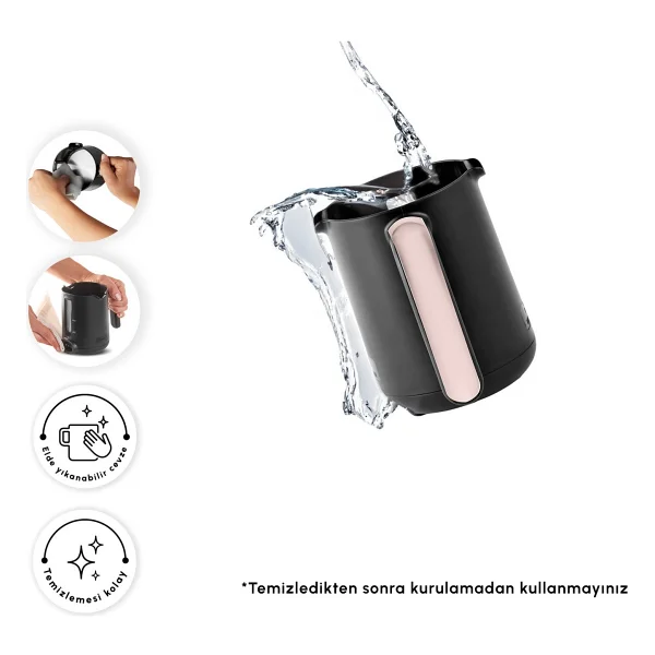 Karaca Hatır Hüp Düet Aroma Rosegold Türk Kahve Makinesi - Görsel 9