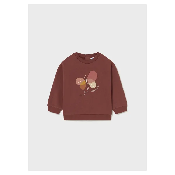 Mayoral Kız Bebek Sweatshirt - Gri - 1 Yaş - Görsel 5