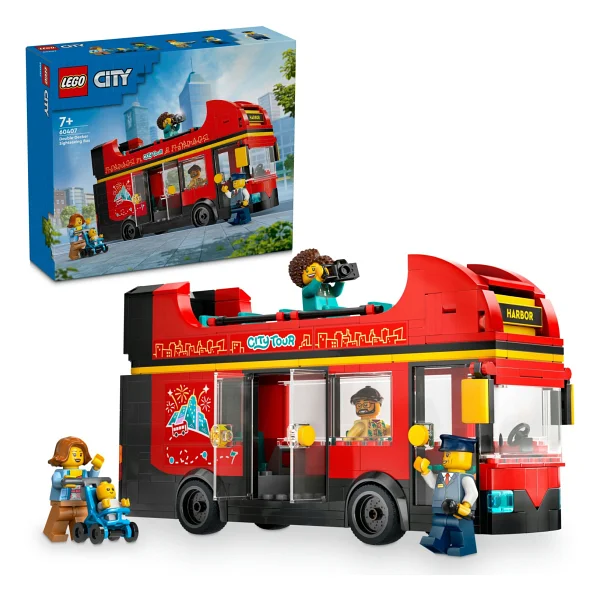 Lego 60407 City Kırmızı İki Katlı Gezi Otobüsü - Görsel 2