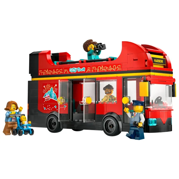 Lego 60407 City Kırmızı İki Katlı Gezi Otobüsü - Görsel 3
