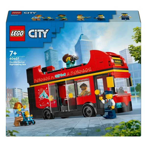 Lego 60407 City Kırmızı İki Katlı Gezi Otobüsü - Görsel 4