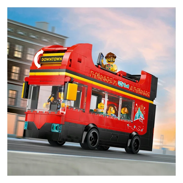 Lego 60407 City Kırmızı İki Katlı Gezi Otobüsü - Görsel 8