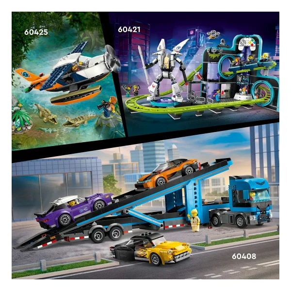 Lego 60407 City Kırmızı İki Katlı Gezi Otobüsü - Görsel 10