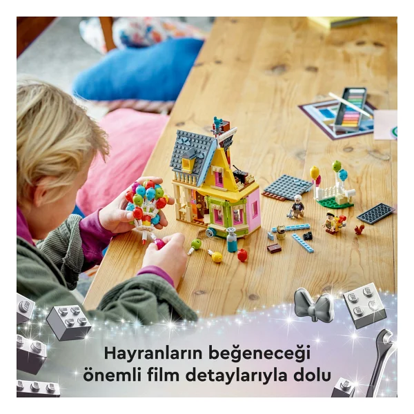 Lego 43217 Disney Yukarı Bak Evi - Görsel 6