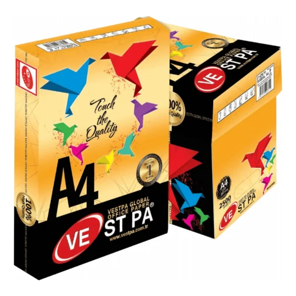 Vestpa A4 Fotokopi Kağıdı 80 Gram 2500 Adet - Beyaz - Görsel 4