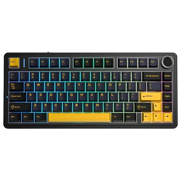 Aula F75 Siyah RGB %75 Tkl Reaper Switch Kablolu/Kablosuz Mekanik Oyuncu Klavyesi - Görsel 7