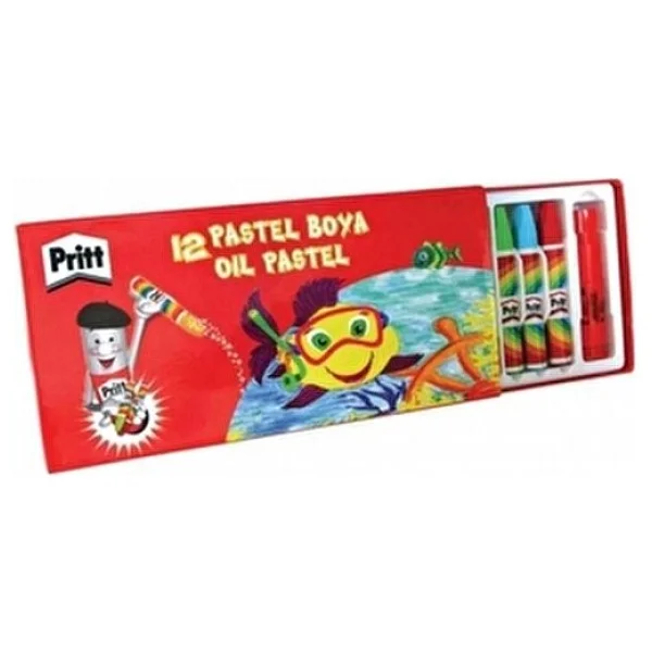 Pritt Karton Kutulu 12'li Pastel Boya - Görsel 3
