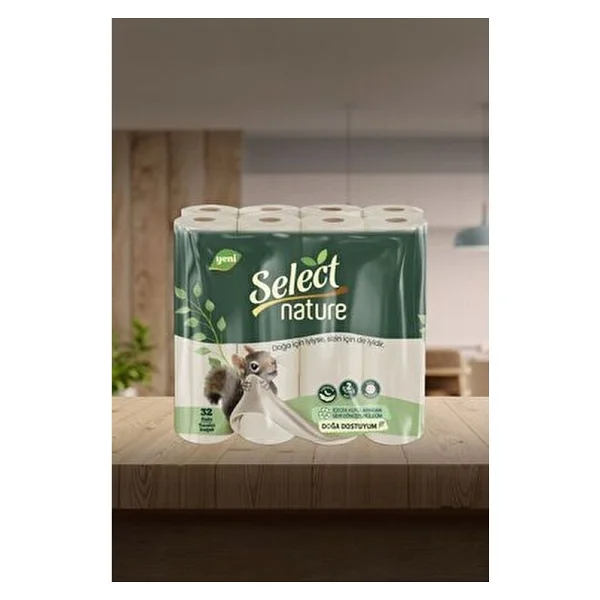 Select Nature Doğal Ve Organik Tuvalet Kağıdı 3 X 32 Adet - Görsel 6