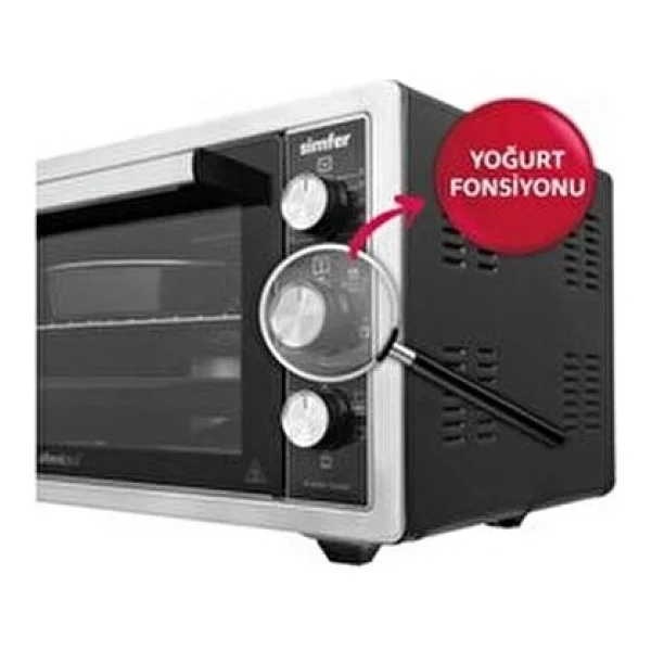 Simfer 4503 45 lt Inox Midi Fırın - Görsel 3