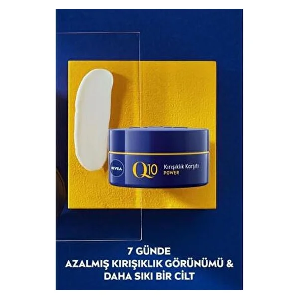 Nivea Q10 Power Kırışıklık Karşıtı + Sıkılaştırıcı 50 Ml Gece Kremi - Görsel 2