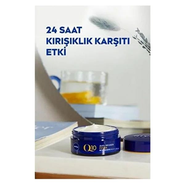 Nivea Q10 Power Kırışıklık Karşıtı + Sıkılaştırıcı 50 Ml Gece Kremi - Görsel 4
