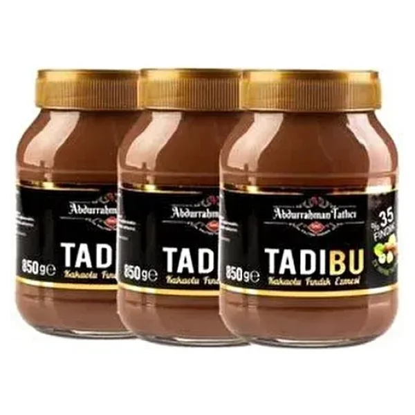 Abdurrahman Tatlıcı Tadıbu Kakaolu Fındık Ezmesi 850 Gr 3'lü - Görsel 5