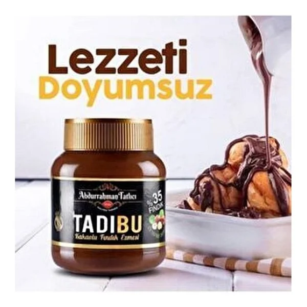 Abdurrahman Tatlıcı Tadıbu Kakaolu Fındık Ezmesi 850 Gr 3'lü - Görsel 2