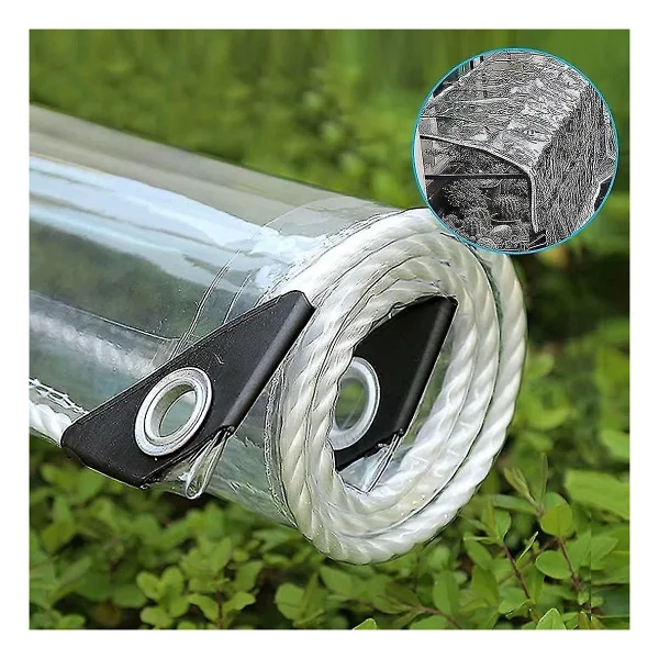 Yılpax Şeffaf Branda Kış Bahçesi Kamelya Kuş Gözlü 0.80mm Su Geçirmez (Ölçüler Cm'dir) - 650 X 190 - Görsel 5