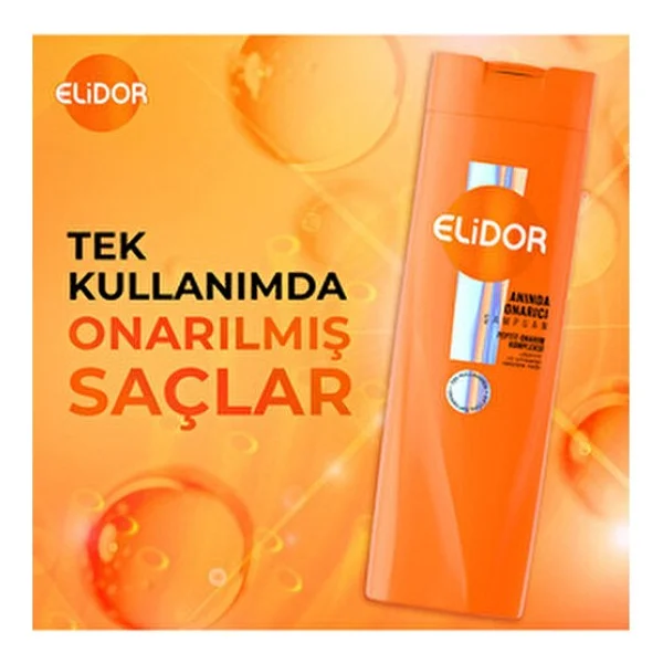 Elidor Anında Onarıcı Saç Bakım Seti Keratinli Besleyici Formül 400 Ml Saç Bakımı İçin - Görsel 3