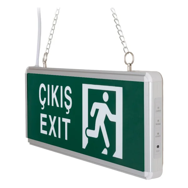 Zmr Zmr-670/Y.00 3w Tek Yön Acil Çıkış Yönlendirme Tabelası - Lambası (38x30x36mm) - Görsel 2