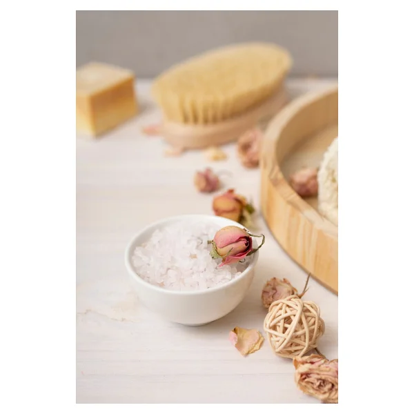 Doğal Melisa Aromalı Banyo Tuzu 500gr Ayak Bakım Tuzu Rahatlatıcı & Yenileyici - 500 Gr - Görsel 2