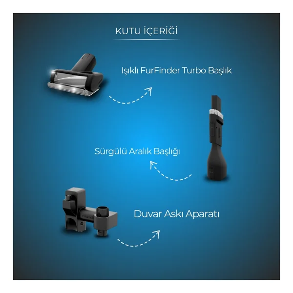 Bissell Furguard Pro 4094n Şarjlı Dikey Süpürge - Görsel 3