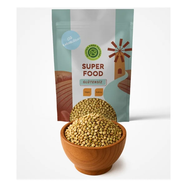 Glutensiz Fabrika Tane Çiğ Karabuğday 1 Kg - Görsel 2