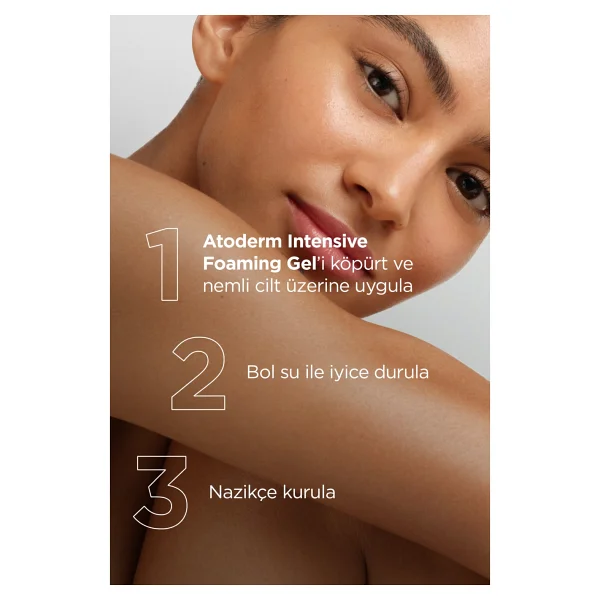Bioderma Atoderm Intensive Foaming Gel 1000 Ml Yüz Temizleme Jeli - Görsel 4