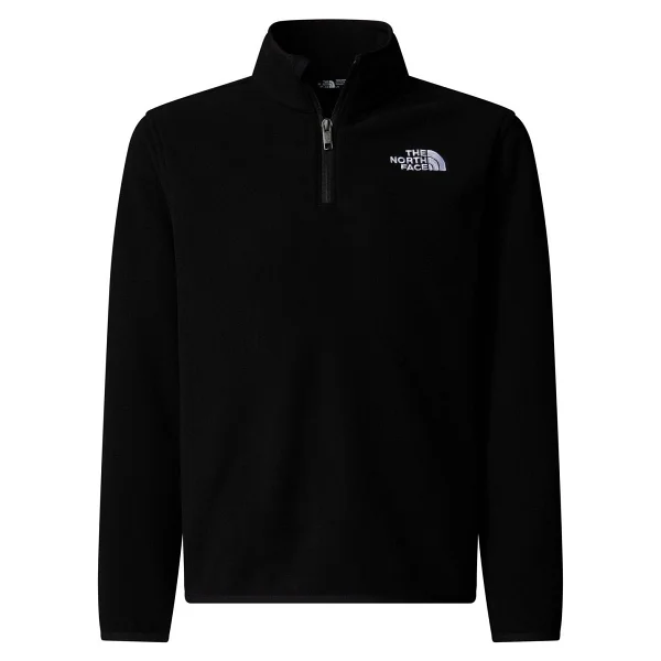 The North Face Glacier Nf0a8cvgjk31 Yarım Fermuarlı Siyah Çocuk Polar Sweatshirt - Görsel 7