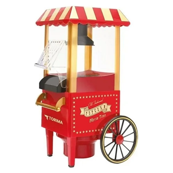 Yağsız Mısır Patlatma Popcorn Makinesi Kırmızı - Çok Renkli - Görsel 10