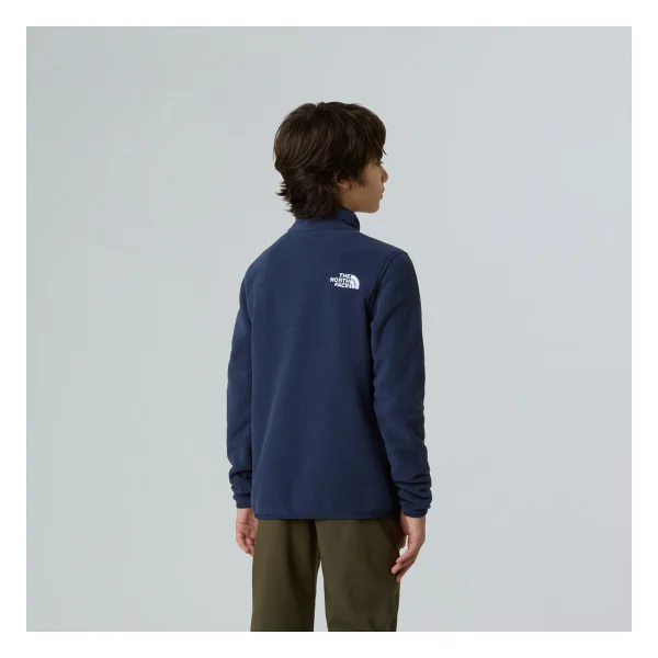 The North Face Glacier Nf0a8cvg8k21 Yarım Fermuarlı Lacivert Çocuk Polar Sweatshirt - Görsel 3