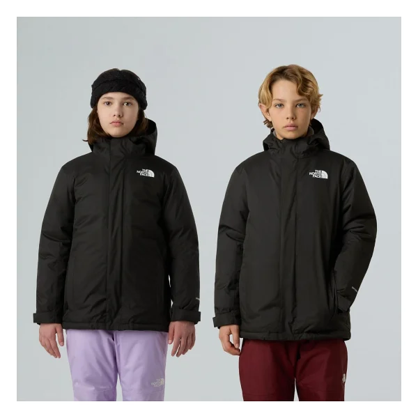 The North Face Teen Snowquest Jacket Çocuk Ceket Nf0a8ejqjk31 Siyah - Görsel 3