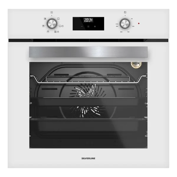 Silverline Beyaz 65 cm Ocaklı Dijital Fırınlı Ankastre Set (3457 Soho - CS5700E7W01 - BO6502W02 ) - Görsel 4