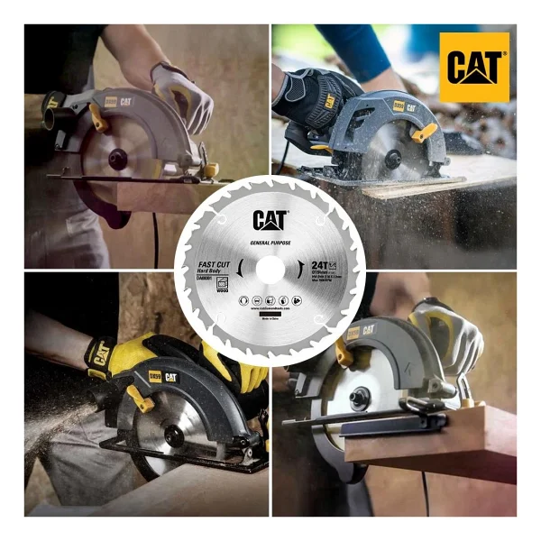 Cat Da08001 184x30mm Ahşap Kesme Elmas, Daire Testere Bıçağı 24 Diş - Görsel 7