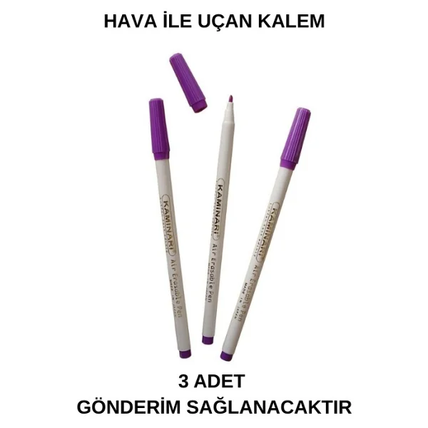 Uçan Kalem Tekstil Işaretleme Kalemi - Hava İle Uçan - Görsel 3
