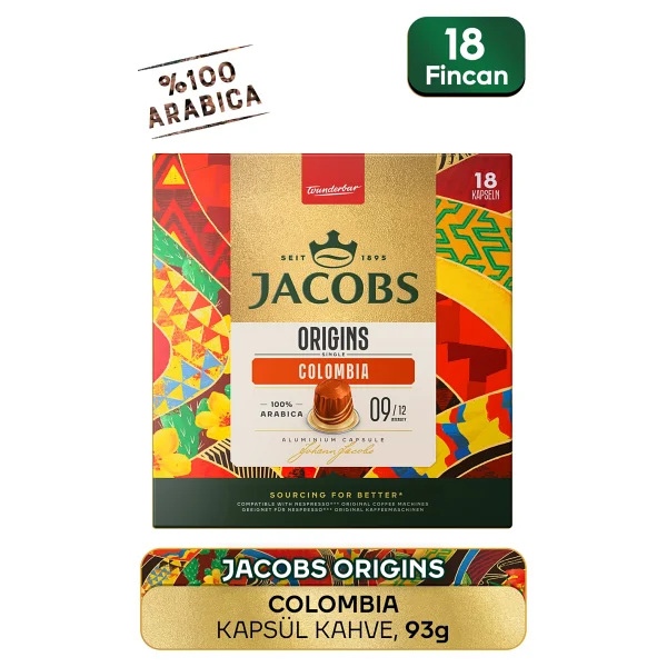 Jacobs Origins Colombia Kapsül Kahve 18'li - Görsel 8