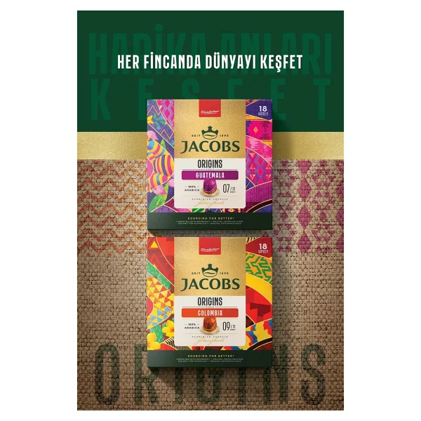 Jacobs Origins Colombia Kapsül Kahve 18'li - Görsel 4