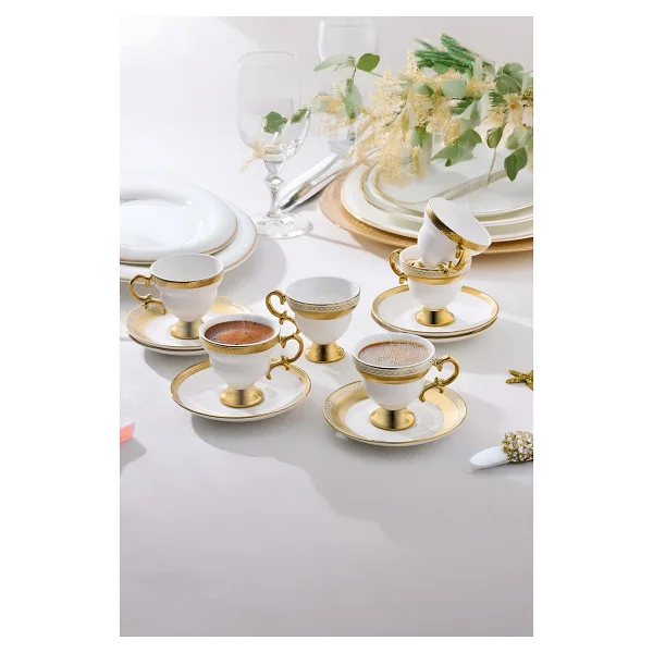 Aryıldız Majesty 6 Kişilik Kahve Fincan Takımı - Görsel 2