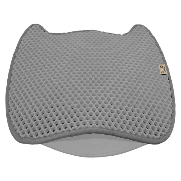 Cattie Taraklı Model Kum Toplayıcı Fonksiyonel Kedi Paspası Grey - Kedi Model M Boy 50-50cm - Görsel 3