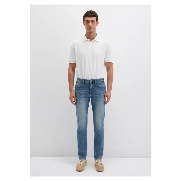 Mavi Marcus Premium 00351-90654 Açık Buz Mavisi Erkek Straight Jean - Görsel 3