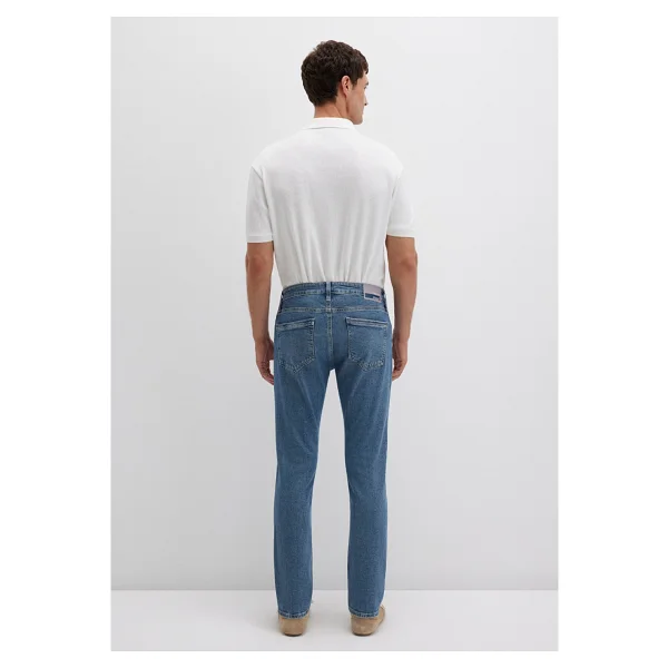 Mavi Marcus Premium 00351-90654 Açık Buz Mavisi Erkek Straight Jean - Görsel 4